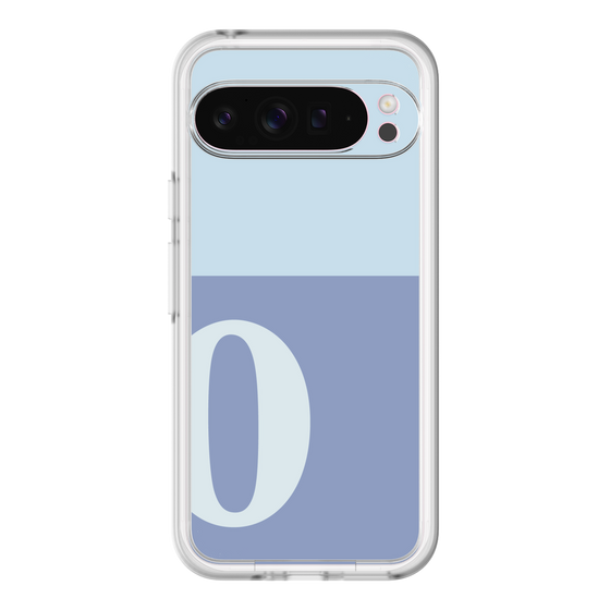 Slim Protection Premium Case［ オリジナル - initial two tone - O blue ］