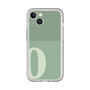 Slim Protection Premium Case［ オリジナル - initial two tone - O green ］