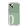 Slim Protection Premium Case［ オリジナル - initial two tone - O green ］