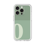 Slim Protection Premium Case［ オリジナル - initial two tone - O green ］