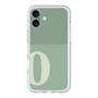 Slim Protection Premium Case［ オリジナル - initial two tone - O green ］