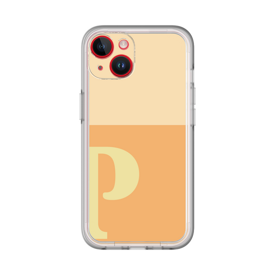 Slim Protection Premium Case［ オリジナル - initial two tone - P orange ］