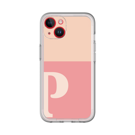 Slim Protection Premium Case［ オリジナル - initial two tone - P pink ］