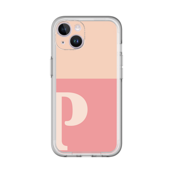 Slim Protection Premium Case［ オリジナル - initial two tone - P pink ］