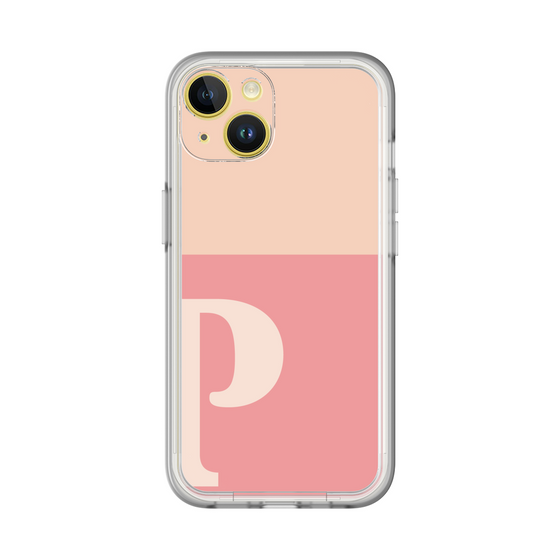 Slim Protection Premium Case［ オリジナル - initial two tone - P pink ］