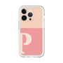 Slim Protection Premium Case［ オリジナル - initial two tone - P pink ］
