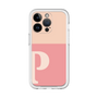 Slim Protection Premium Case［ オリジナル - initial two tone - P pink ］