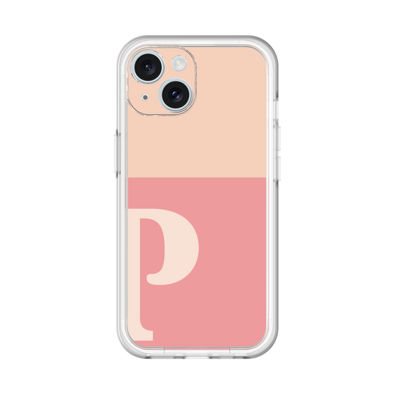 Slim Protection Premium Case［ オリジナル - initial two tone - P pink ］