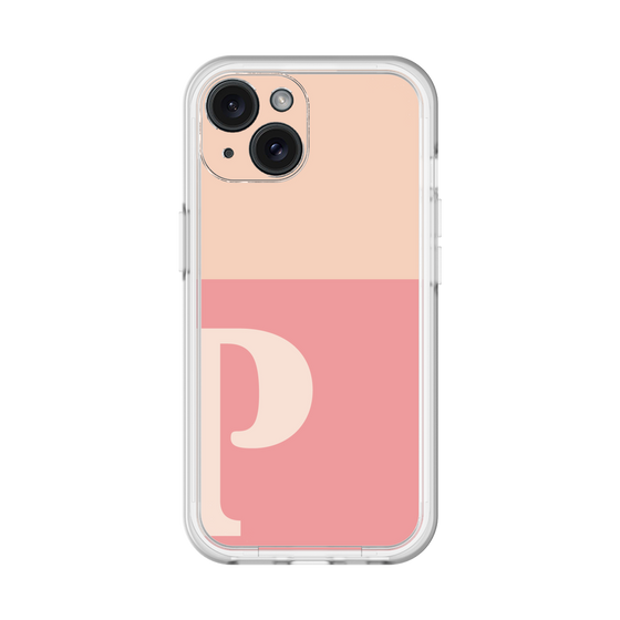 Slim Protection Premium Case［ オリジナル - initial two tone - P pink ］