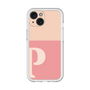 Slim Protection Premium Case［ オリジナル - initial two tone - P pink ］