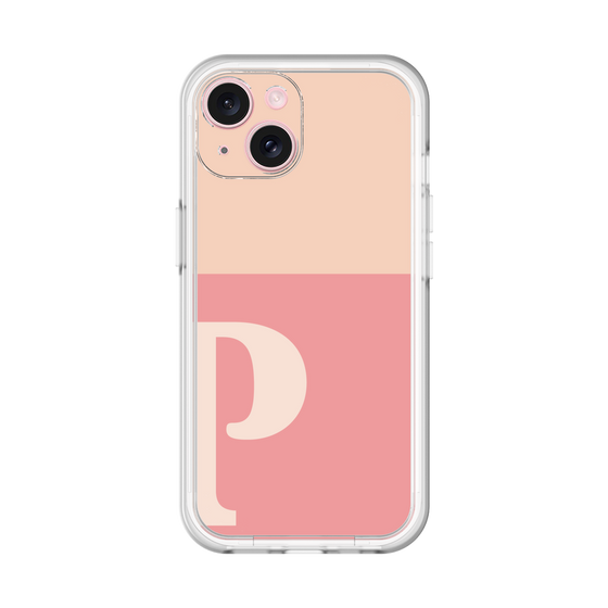 Slim Protection Premium Case［ オリジナル - initial two tone - P pink ］