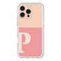 Slim Protection Premium Case［ オリジナル - initial two tone - P pink ］