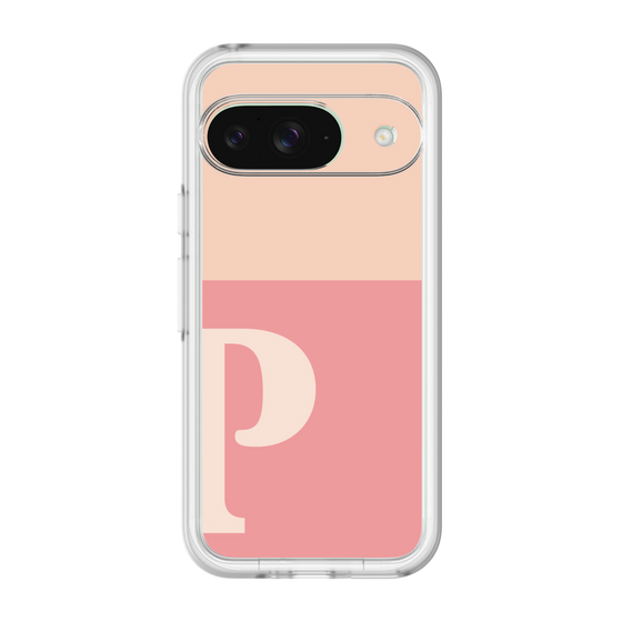 Slim Protection Premium Case［ オリジナル - initial two tone - P pink ］