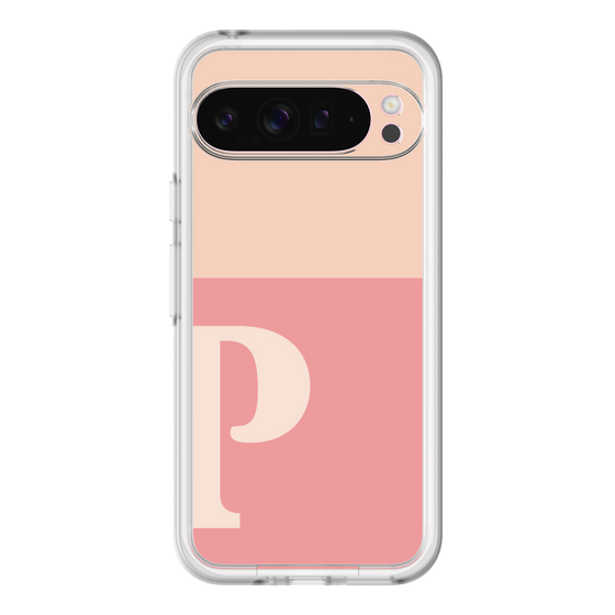 Slim Protection Premium Case［ オリジナル - initial two tone - P pink ］
