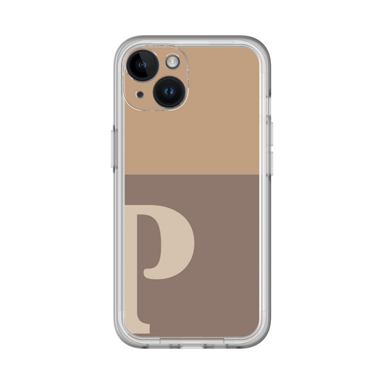 Slim Protection Premium Case［ オリジナル - initial two tone - P brown ］
