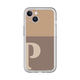 Slim Protection Premium Case［ オリジナル - initial two tone - P brown ］