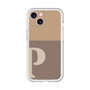 Slim Protection Premium Case［ オリジナル - initial two tone - P brown ］