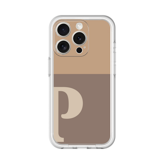 Slim Protection Premium Case［ オリジナル - initial two tone - P brown ］