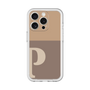 Slim Protection Premium Case［ オリジナル - initial two tone - P brown ］