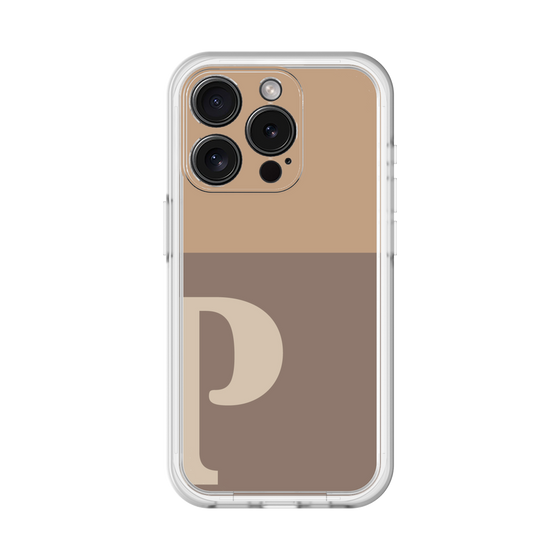 Slim Protection Premium Case［ オリジナル - initial two tone - P brown ］