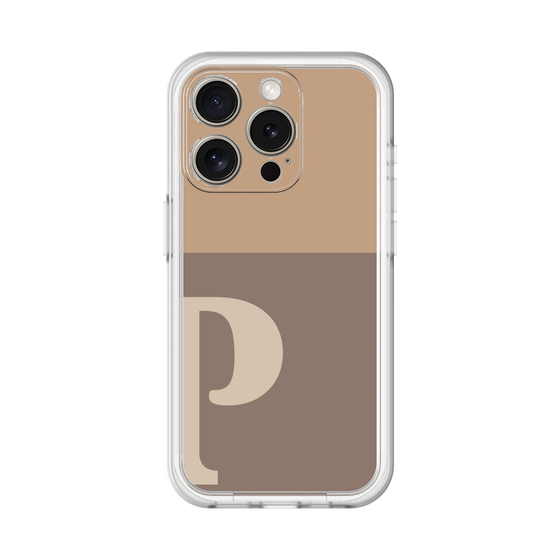 Slim Protection Premium Case［ オリジナル - initial two tone - P brown ］