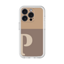 Slim Protection Premium Case［ オリジナル - initial two tone - P brown ］
