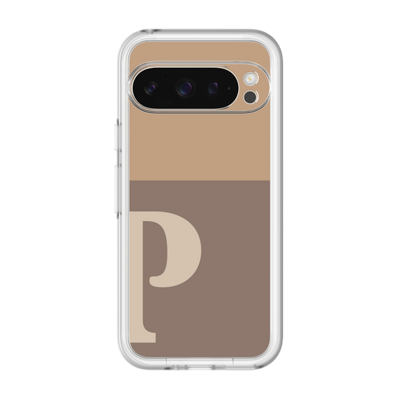Slim Protection Premium Case［ オリジナル - initial two tone - P brown ］