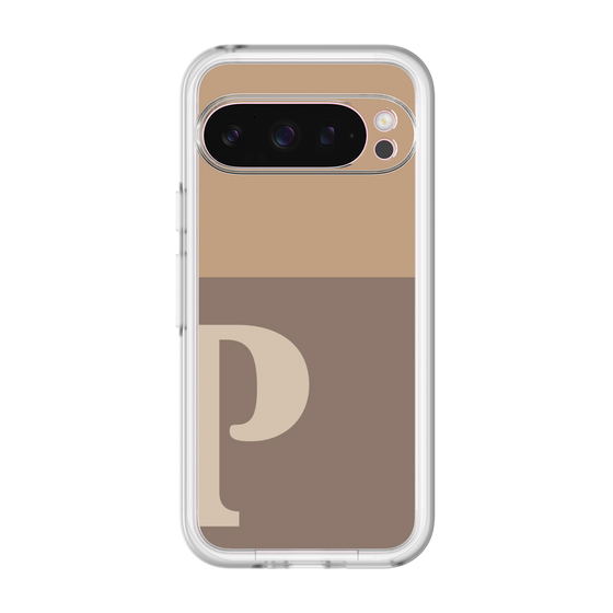 Slim Protection Premium Case［ オリジナル - initial two tone - P brown ］