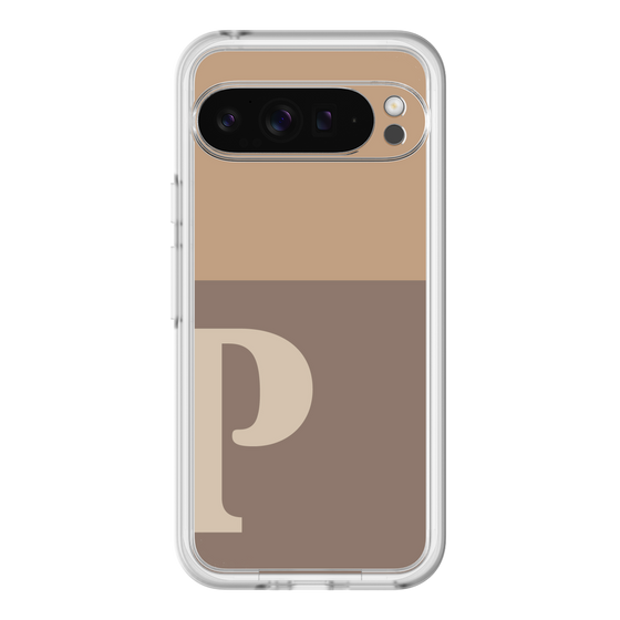 Slim Protection Premium Case［ オリジナル - initial two tone - P brown ］