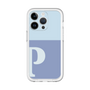 Slim Protection Premium Case［ オリジナル - initial two tone - P blue ］