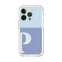 Slim Protection Premium Case［ オリジナル - initial two tone - P blue ］