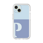 Slim Protection Premium Case［ オリジナル - initial two tone - P blue ］