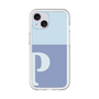 Slim Protection Premium Case［ オリジナル - initial two tone - P blue ］