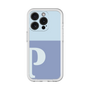 Slim Protection Premium Case［ オリジナル - initial two tone - P blue ］