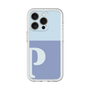 Slim Protection Premium Case［ オリジナル - initial two tone - P blue ］