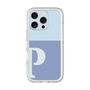 Slim Protection Premium Case［ オリジナル - initial two tone - P blue ］