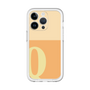 Slim Protection Premium Case［ オリジナル - initial two tone - Q orange ］
