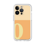 Slim Protection Premium Case［ オリジナル - initial two tone - Q orange ］