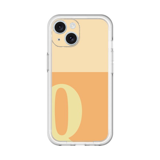 Slim Protection Premium Case［ オリジナル - initial two tone - Q orange ］