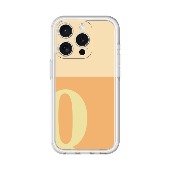 Slim Protection Premium Case［ オリジナル - initial two tone - Q orange ］