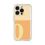 Slim Protection Premium Case［ オリジナル - initial two tone - Q orange ］