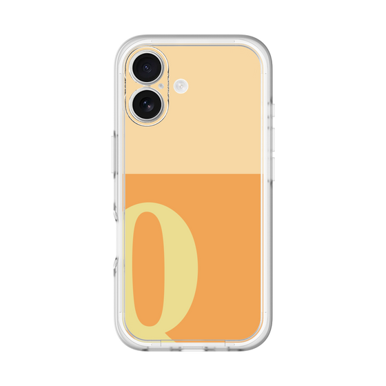 Slim Protection Premium Case［ オリジナル - initial two tone - Q orange ］
