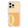 Slim Protection Premium Case［ オリジナル - initial two tone - Q orange ］