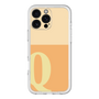 Slim Protection Premium Case［ オリジナル - initial two tone - Q orange ］