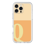 Slim Protection Premium Case［ オリジナル - initial two tone - Q orange ］