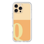 Slim Protection Premium Case［ オリジナル - initial two tone - Q orange ］