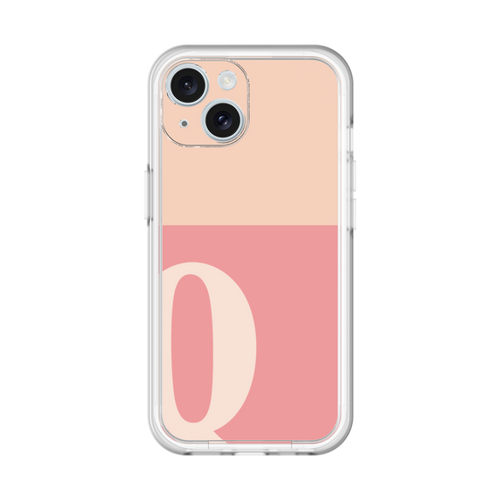 Slim Protection Premium Case［ オリジナル - initial two tone - Q pink ］