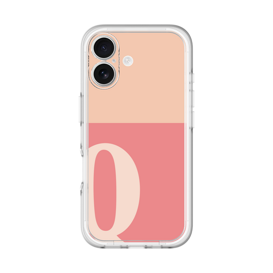 Slim Protection Premium Case［ オリジナル - initial two tone - Q pink ］