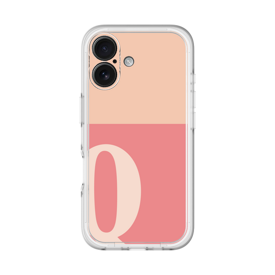 Slim Protection Premium Case［ オリジナル - initial two tone - Q pink ］
