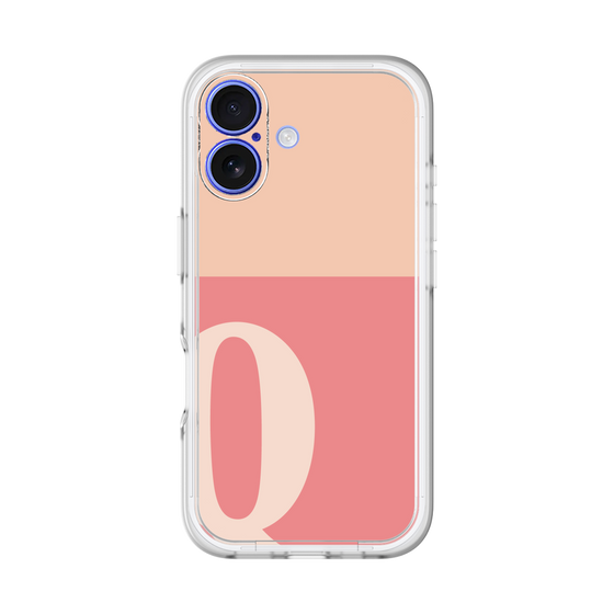 Slim Protection Premium Case［ オリジナル - initial two tone - Q pink ］
